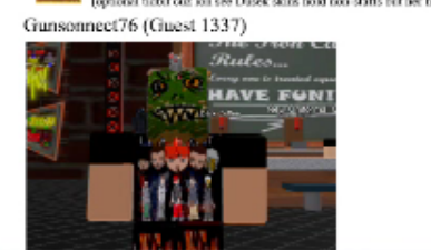 Forsaken_News's tweet photo. 🚨News🚨

Here's the skins that was in the VS. OURPLE GUY x Forsaken collaboration pitch.
These skins aren't confirmed to be in the collaboration as of yet.

- Orange Guy Chance
- Gunsonneet76 Guest 1337
- Sinnoh Guest 666
- Tinkerer Taph

#Forsaken #forsakenroblox #vsourpleguy https://t.co/0MqksyYEd5