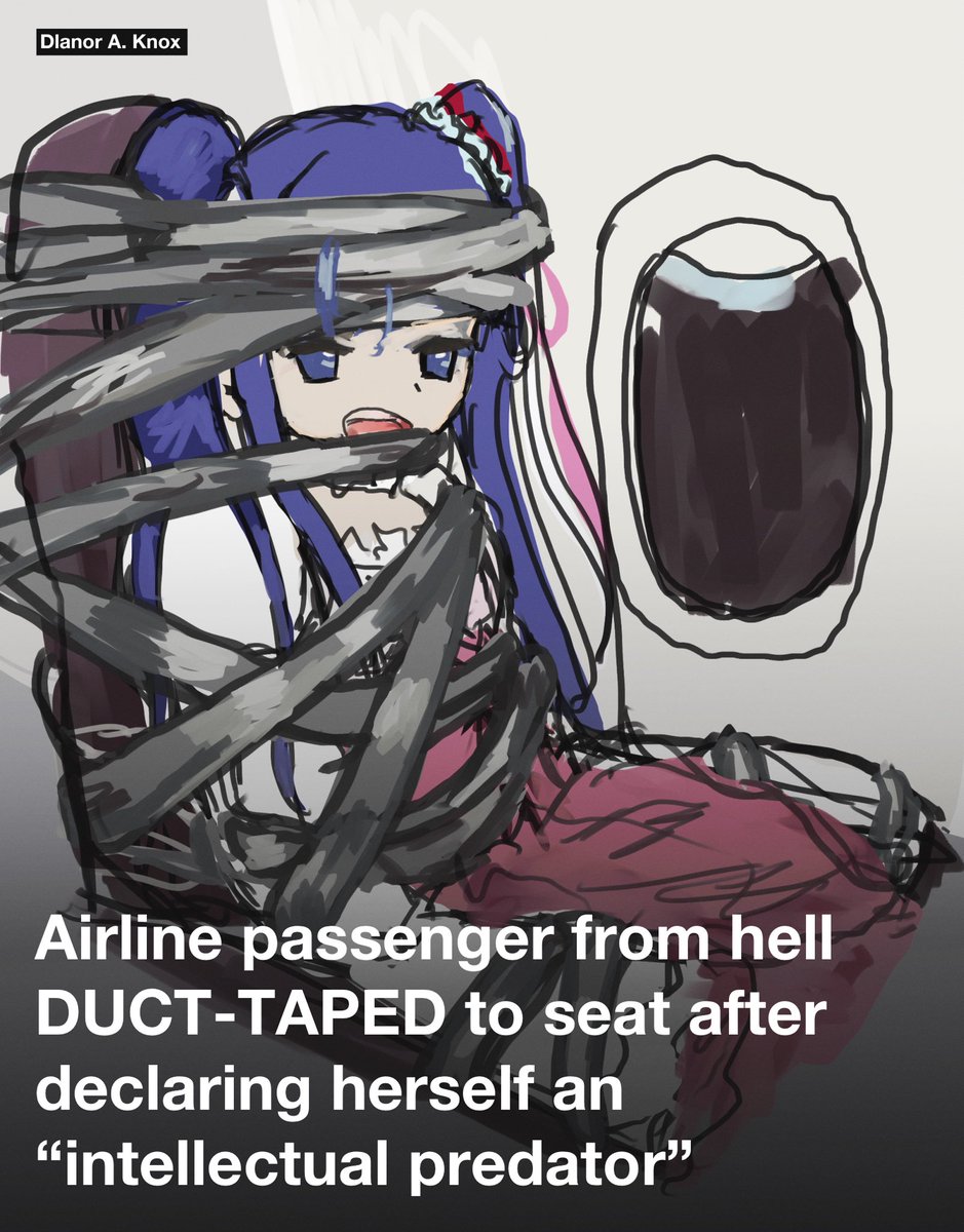 kneepaw_'s tweet photo. Erika Furudo, age unknown, began angrily thrashing and screaming obscenities towards Dlanor A. Knox before attendants were forced to tape Furudo to the seat. https://t.co/Omgj8yzx7W