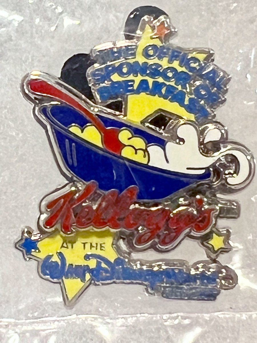 TeriE's tweet photo. NEW #DisneyPin Kelloggs #OfficialSponsor Promo WDW VINTAGE 2002 #PinOnPin FREE SHIP
https://t.co/wz9AXDwpFD
#disneypinsforsale #kelloggs #vintageadvertising #adpromo #collectibles #vintagepins #disneycollectibles #disneypintrading #breakfast #disneybreakfast #cereal #promotions https://t.co/KlRtOnRLnI
