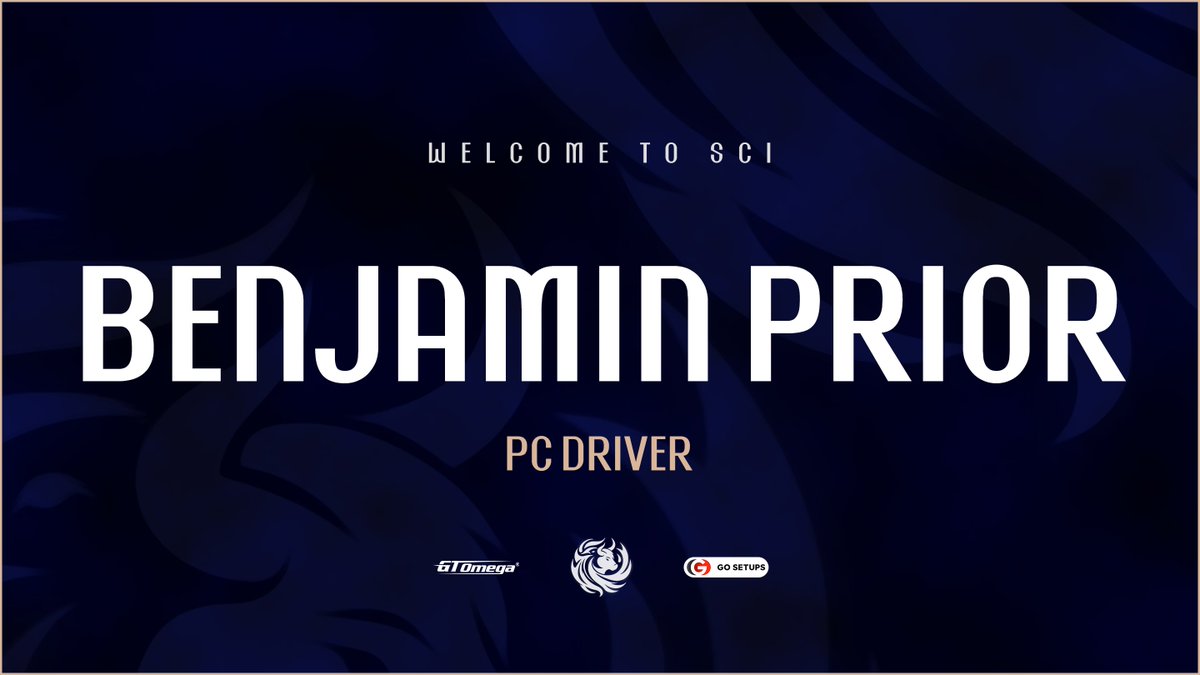 ShazooCedars's tweet photo. SIGNING | @BenjaminPriorF1 

We are delighted to add Benjamin to our PC roster as we develop further 

Welcome to SCI! 

#SCIF1 https://t.co/rUaa6r97K2