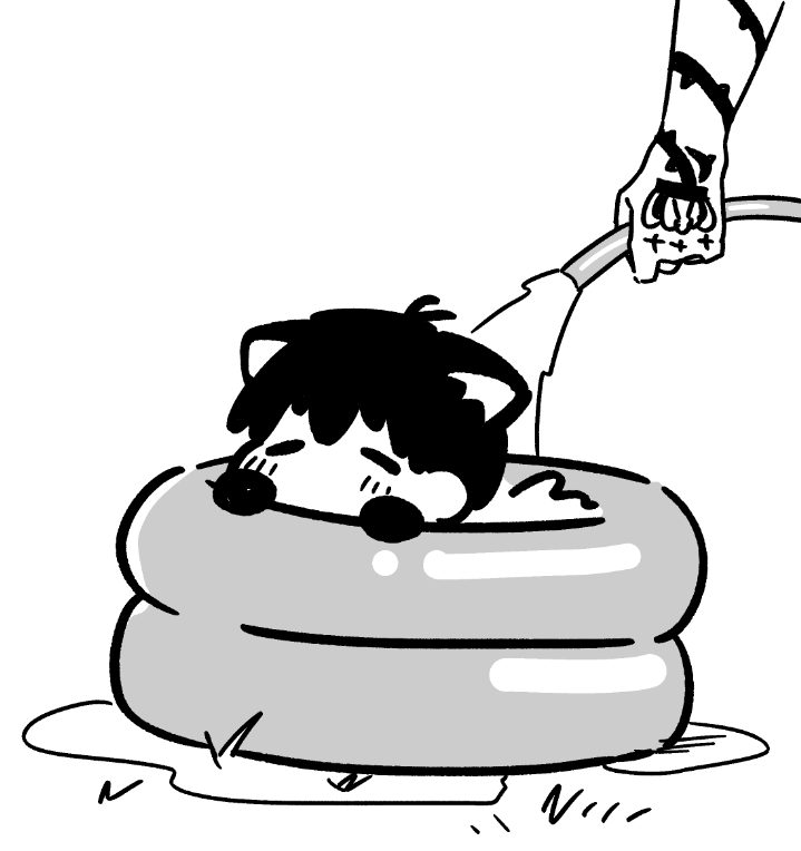 subggg_mgng2's tweet photo. 水遊びするkiisとよいちにゃん
本垢の再掲 https://t.co/bIOHE04d7F