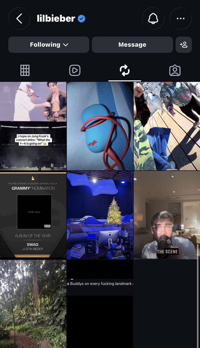 pjmIesviu's tweet photo. El hecho de que Justin Bieber solo tenga 8 REPOST en toda su cuenta de Instagram y una de ellas se Jungkook sin camisa mostrando pecho, AYUDAAAAAA ESTO JAMAS SE SUPERARA 😭 https://t.co/HYWDoK7xUI