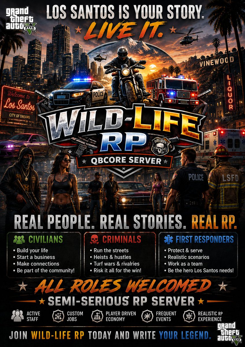 RagingGeezer's tweet photo. Wild~Life RP... Are we ready to open it??! #OPZERO #PICKKICK #ChillVibes #vetsfirst #safeplace @kick @KickCommunity @KickRetweetz @Kickpromoting
https://t.co/xdiLlWUoej
Come hang out with good vibes and an awesome community. https://t.co/qRwFqz8jmy