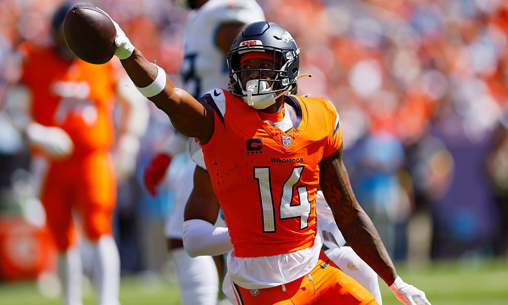 CadenBahry's tweet photo. Season Long Prop #6

Courtland Sutton O 699.5 Rec Yds (Score)

This line is disrespectful for a guy who has had back to back 1000 yd seasons with Bo Nix. Not only that, he has had 700+ yds in EVERY full season of his career.

Jaylen Waddle is very good, but people are throwing Courtland Sutton aside like he is an afterthought in this offense. He is still the CLEAR #2, and I'd even say he's probably a 1b if anything.

History has shown that Sutton is capable of coexisting. He had 704 yds (as a rookie) playing next to Emanuel Sanders. He had 829 yds playing next to Jerry Jeudy (972 yds).

Denver was sneakily a top-5 pass-rate offense last season, and Bo Nix threw the ball more than any other QB. There is no reason this shouldn't be a top-10 offense again this season, and no reason it can't support 2 700+ yd WRs.