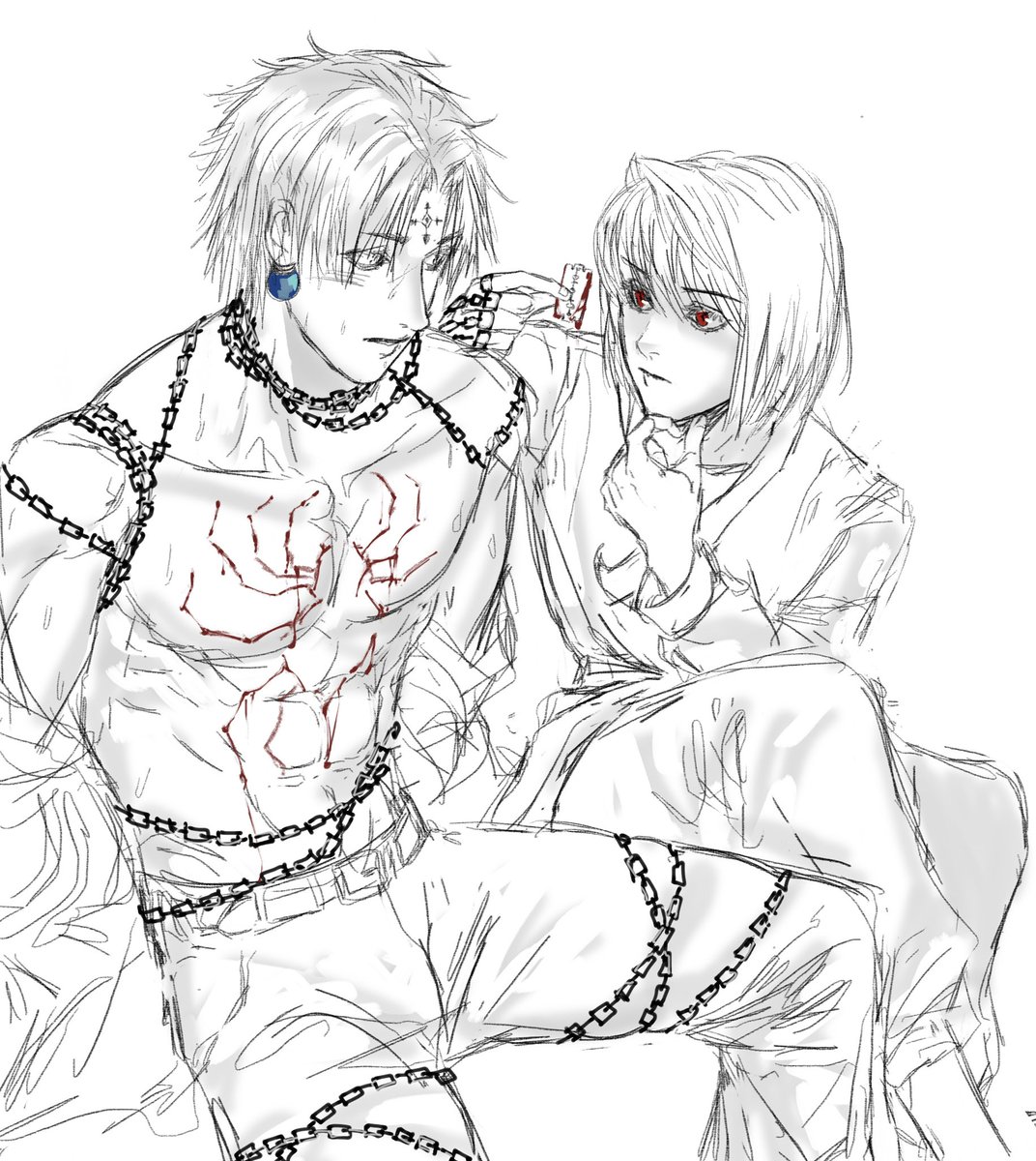 scarleteyes_11's tweet photo. Kurapika you are an artist 
#krkr https://t.co/ktEc0NK1fG