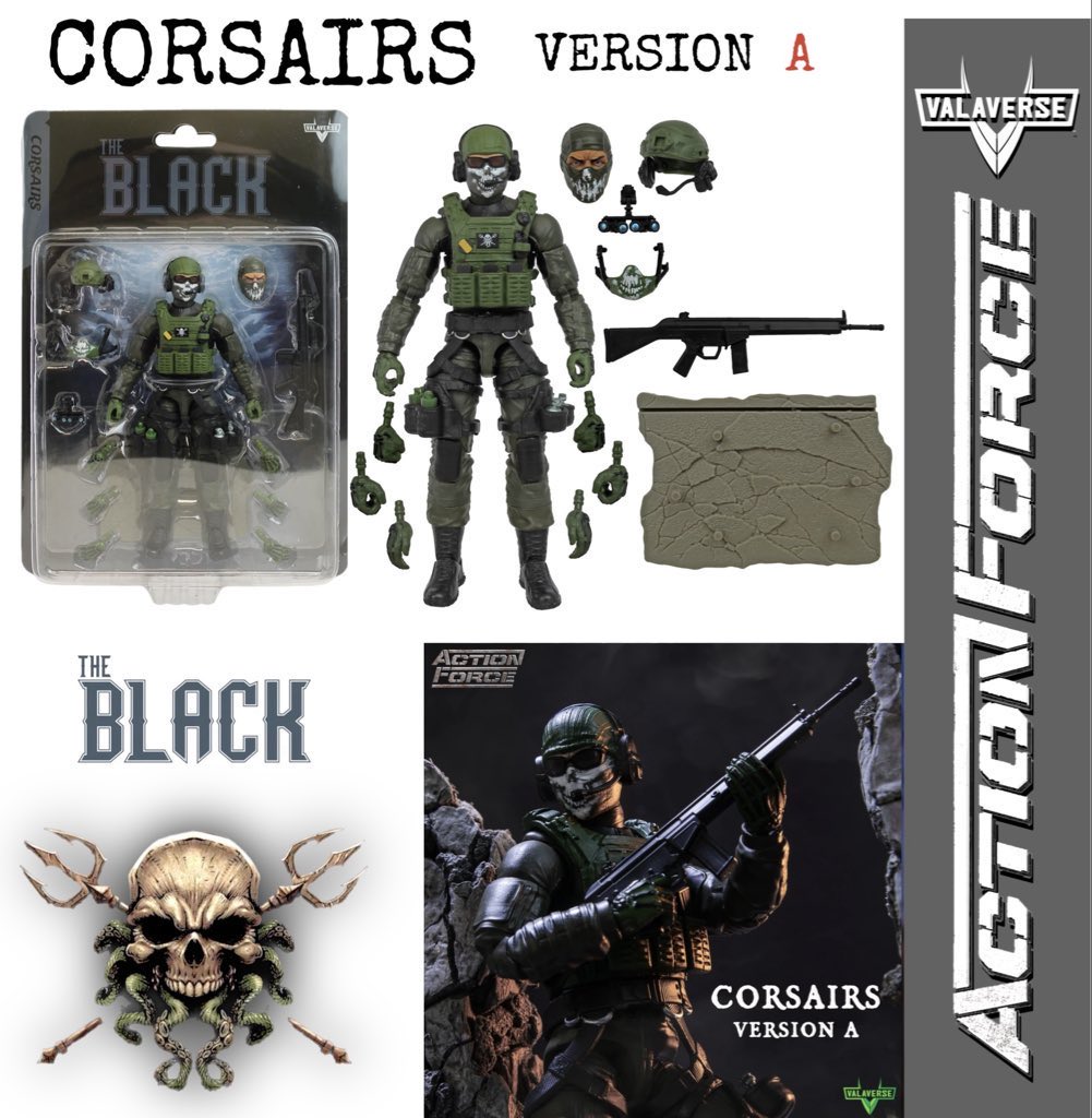 ToyWanderer's tweet photo. ๐จ Back IN-STOCK Amazon๐ช
CORSAIRS (Version A)
๐ฅ ~ $31.99
https://t.co/n0MMut8cVt
Valaverse - Action Force
( THE BLACK )
#ad #actionforce #valaverse #gijoeclassifiedseries #ActionFigures https://t.co/ssV5gzvPeI