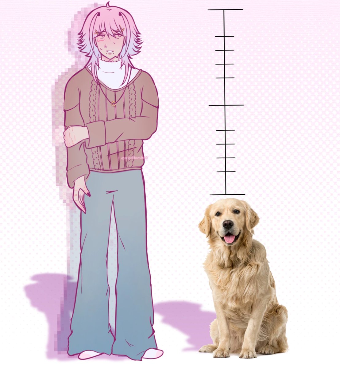 Angeldozstuff's tweet photo. “ The difference between me and a dog is… I am taller. ,, #14dwy #ren14dwy https://t.co/fKAtmHiWOO