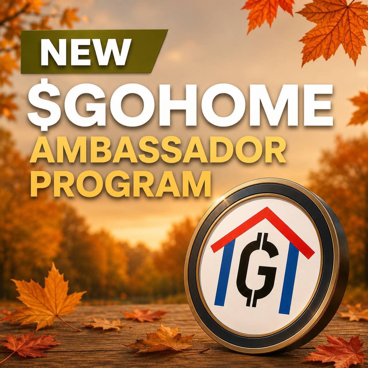 williamshale01's tweet photo. What if you could turn your $GOHOME content into a seat inside the movement?

The $GOHOME Ambassador Program is open.

No massive following required.
No complicated checklist.
No strict requirements.

Just bring your creativity, make quality content, and help push the story further.

→ Create on any social platform
→ Submit your content through the form
→ Keep building with the community

The biggest movements rarely start with everyone.

They start with the people who showed up early.

Are you one of them?

#GOHOME