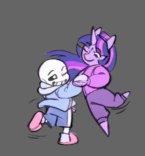 LazyKat20's tweet photo. Just them dancing 💜💙
#twilightxsans #crackship https://t.co/oZSVkZg72o