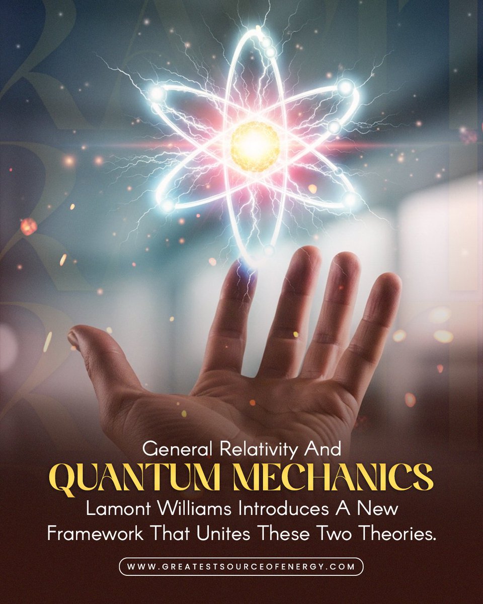 Author_Lamont's tweet photo. Lamont Williams introduces a fresh perspective, showing how General Relativity and Quantum Mechanics can be united by rethinking time as an active force.
Learn more: https://t.co/Vb9maoy1g3
#quantummechanics #generalrelativity #physics #lamontwilliams #booklovers #sciencebook https://t.co/CbDYWyAgdj