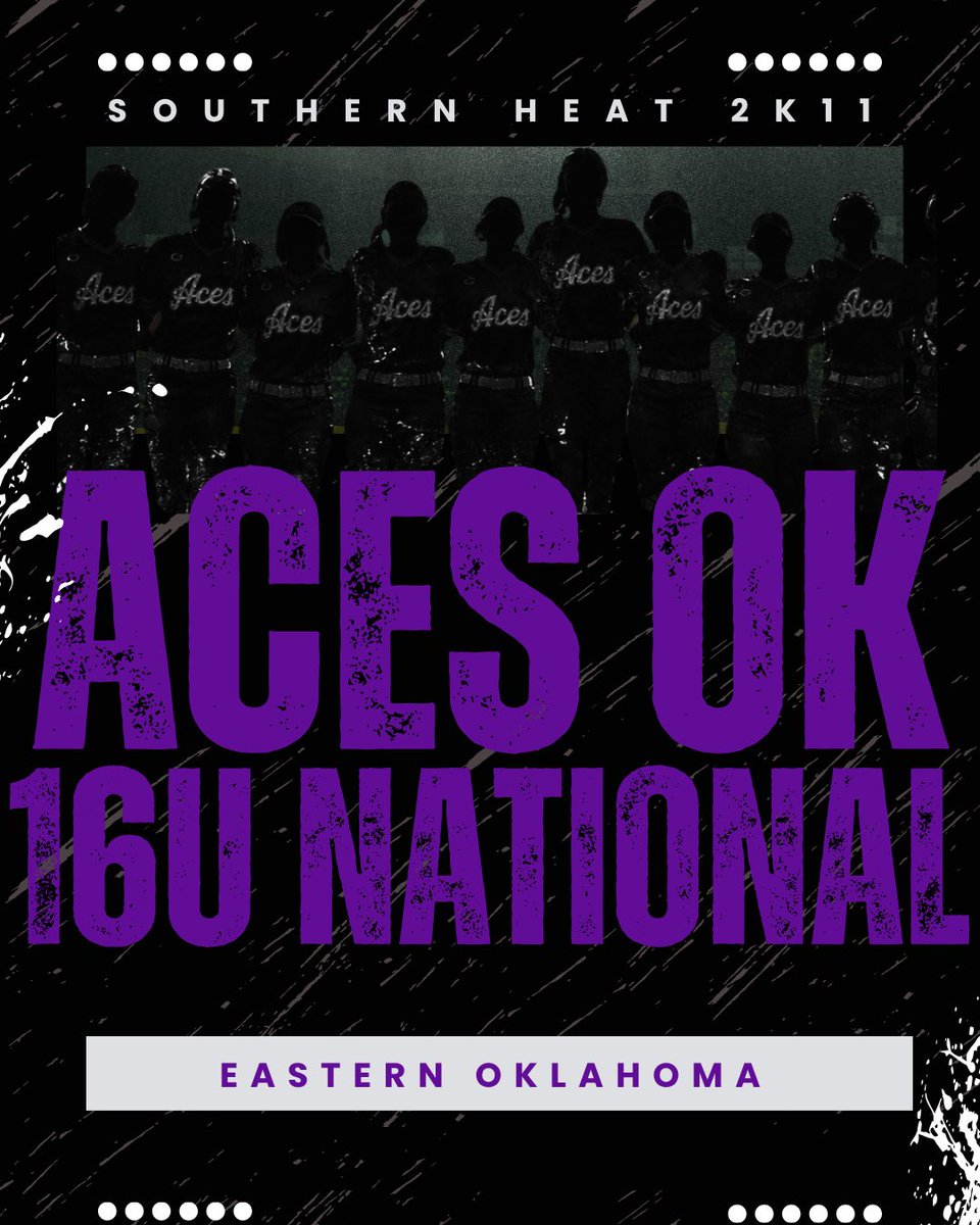 Aces_SoftballKC's tweet photo. Excited to announce that Southern Heat 2K11 has joined Aces Fastpitch! 

Welcome Aces OK 16U National - located in Eastern OK

Looking to add more high level athletes - all positions considered
Distance is not an issue - reach out to Brittni (918) 839-1117 for details of tryout https://t.co/2JZaebdlr3