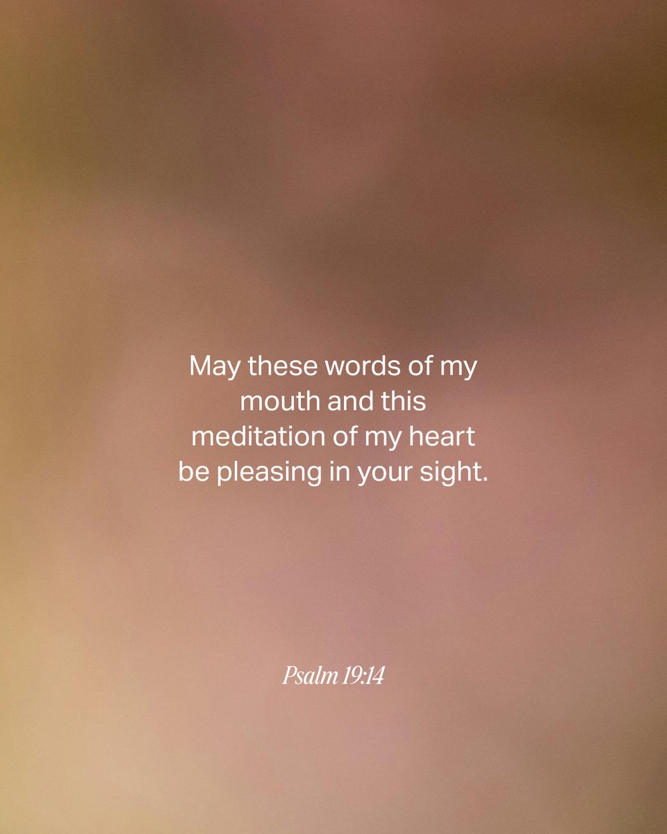 YouVersion's tweet photo. Psalm 19:14 https://t.co/tYWXRrTgBR