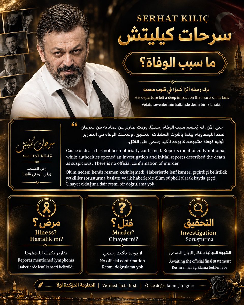 noof30_n's tweet photo. وش السبب وفىاة سرحات كيليتش هل هو قتىل او مرض ما اعرف بس شوفوا الفيديو هذا يقولون قبل يمىوت !!!😱

الله يرحمه ويغفر له. طبعا ترحىمت عليه لانه مسلم🙏🏻 https://t.co/3WqkY22jYt