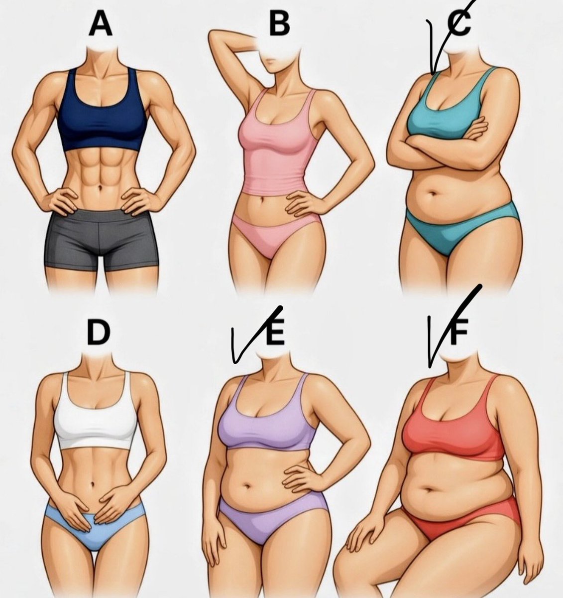 Bald1573's tweet photo. Not saying the other ones not checked aren’t attractive,I just know which ones makes me happy to touch, grab, rub, lick suck and fuck on😋 https://t.co/orY3T26cMH