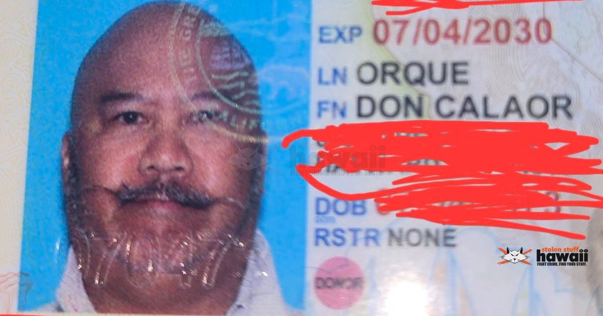 StolenStuffHI's tweet photo. FOUND ITEM: Reposting from Anonymous

"Turned it in to Kapolei Police Station this morning

Anyone knows this person? Found in the area of Kapolei"

If this is your item, message us to connect with the finder.

#hawaii #stolenstuffhawaii #lostitem #kapolei #policestation

Disclaimer: This post contains community-reported information and reflects the perspective of the original poster. Details are unconfirmed and alleged. SSH does not verify claims, determine fault, or make conclusions regarding criminal activity.
