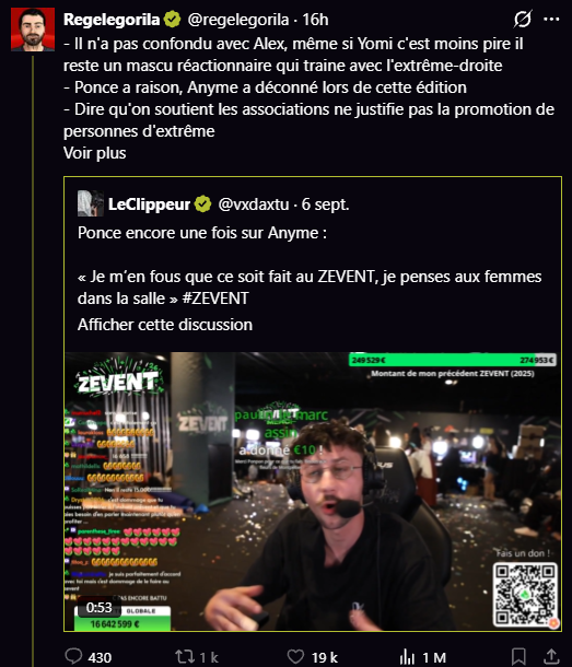 Hekapute_'s tweet photo. T'as toujours pas répondu sur le faite que toutes tes vidéos de merde sont sponsorisés par CyberGhost VPN qui appartient à un milliardaire israëlien Riad.
Pourquoi tu veux pas répondre @regelegorila ? https://t.co/epSfAKE8hR