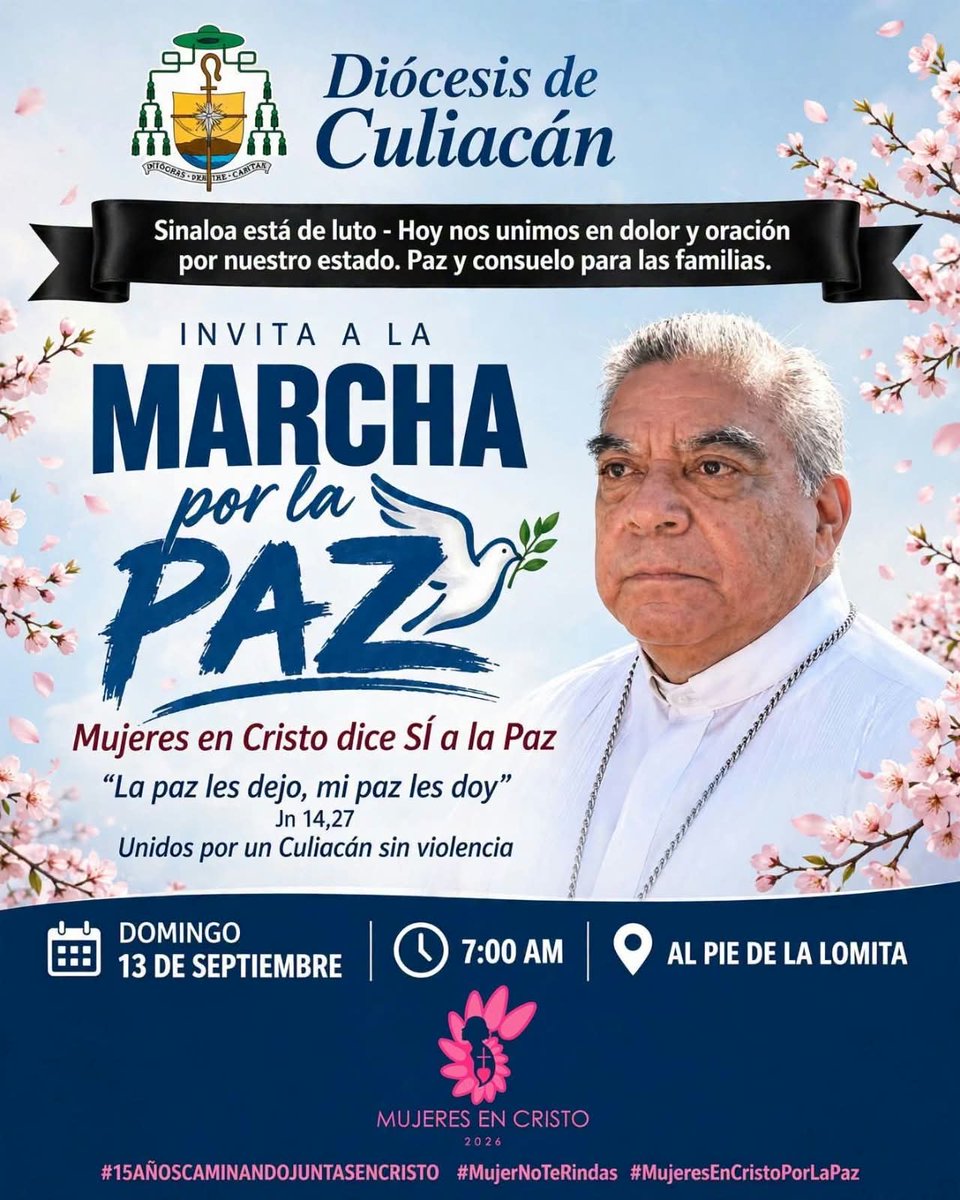 ClouthierManuel's tweet photo. Invitados a sumarse a favor de La Paz y la no violencia en Sinaloa este próximo domingo 13 de septiembre https://t.co/gLyGeK5ZOD