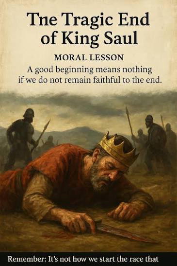 Raycutler1602's tweet photo. AS STATED IN PROVERBS 14:12📖
SAUL THOUGHT IT WAS WISE TO GO AFTER DAVID.
&amp; NEVER THOUGHT BY GOING AFTER DAVID WILL LED HIM TO HIS DEATH.
SAUL IS A TRAGIC EXAMPLE HOW EGO, PRIDE, ENVY and JEALOUSY CAN LEAD SOMEONE TO THEIR OWN DEATH.
PLAYING WITH GOD CHOSEN, IT AIN’T SAFE👇🗽🙏‼️ https://t.co/ilyrEk72sJ