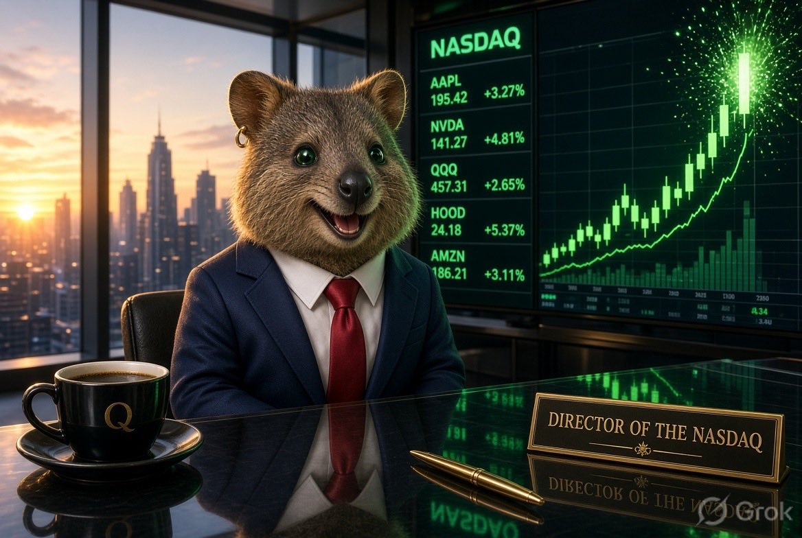 QuokkaOnHood's tweet photo. GM Quokkas.
The board never closed.
I never clocked out.
$QOKA https://t.co/bvsmahCjDZ