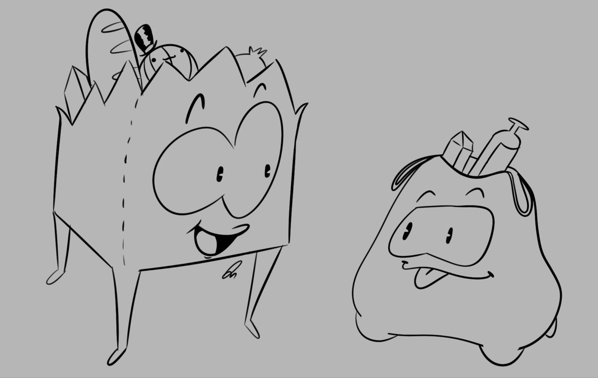 Omninoodle's tweet photo. I decided to make some fanart of @greenegs99 lil bag goober >:3. https://t.co/O42wkIAwZ5