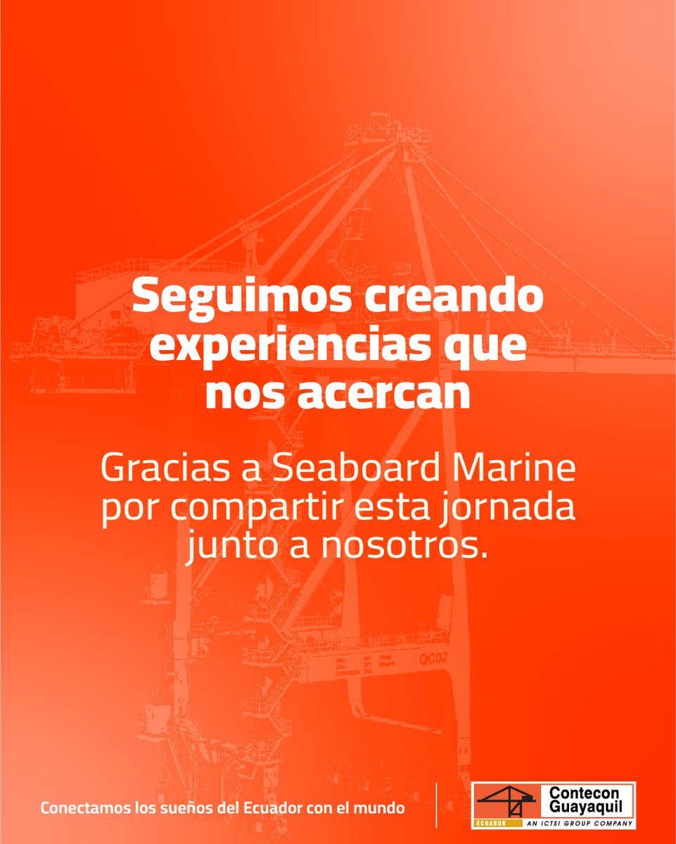 ConteconGYE's tweet photo. Porque las grandes relaciones también se construyen fuera de la operación, creando espacios que nos acercan y nos permiten seguir avanzando juntos.

#Contecon https://t.co/DPsu4w11lH