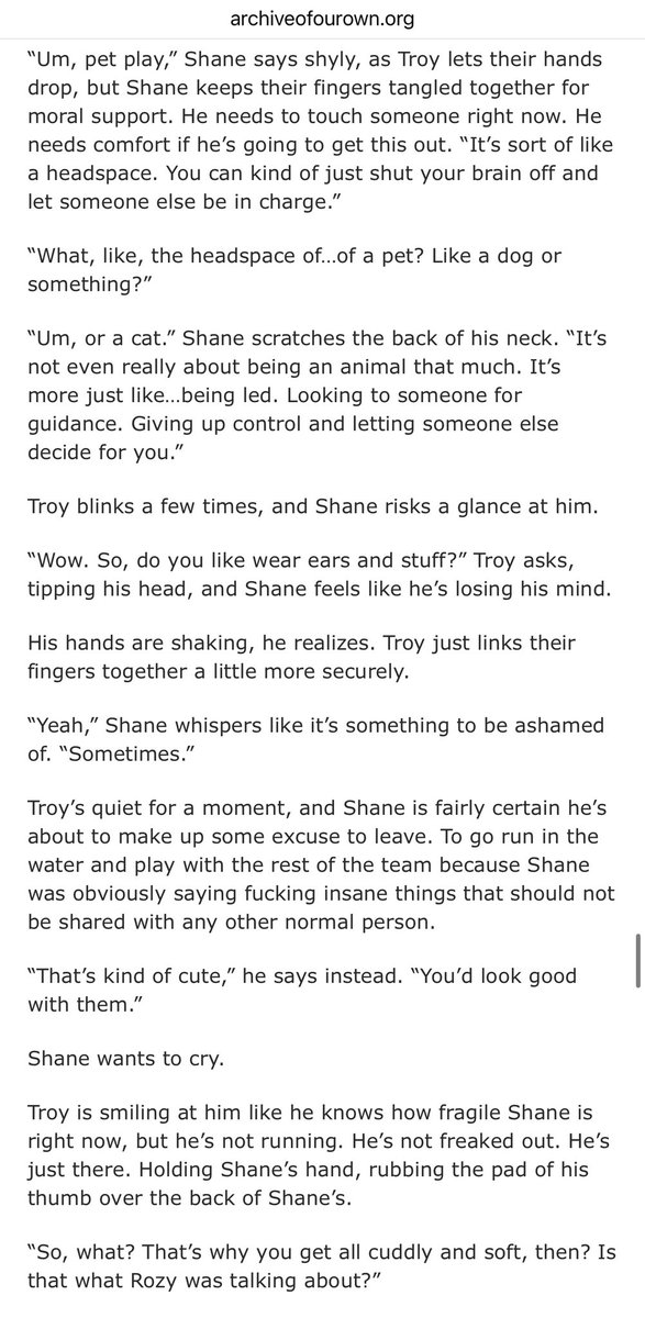 urgirlscar's tweet photo. Oh my god Shane opening up to Troy about his kitten space. I’m obsessed with them linking fingers. The platonic love is soooo gorgeous. And now they’re attached at the hip 😭😭😭 Troy accepts him so fully 😭😭 https://t.co/j5jhgsccZc