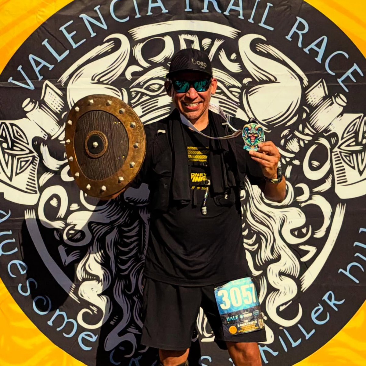 TinishaPoew7k's tweet photo. Ran the Valencia Trail Race this morning. The heat was tough, but I kept a steady pace and finished cramp-free. From single-track trails to open roads, I crossed the line smiling, medal and cold beer in hand. Congrats, runners! https://t.co/kwh0Cmiur6