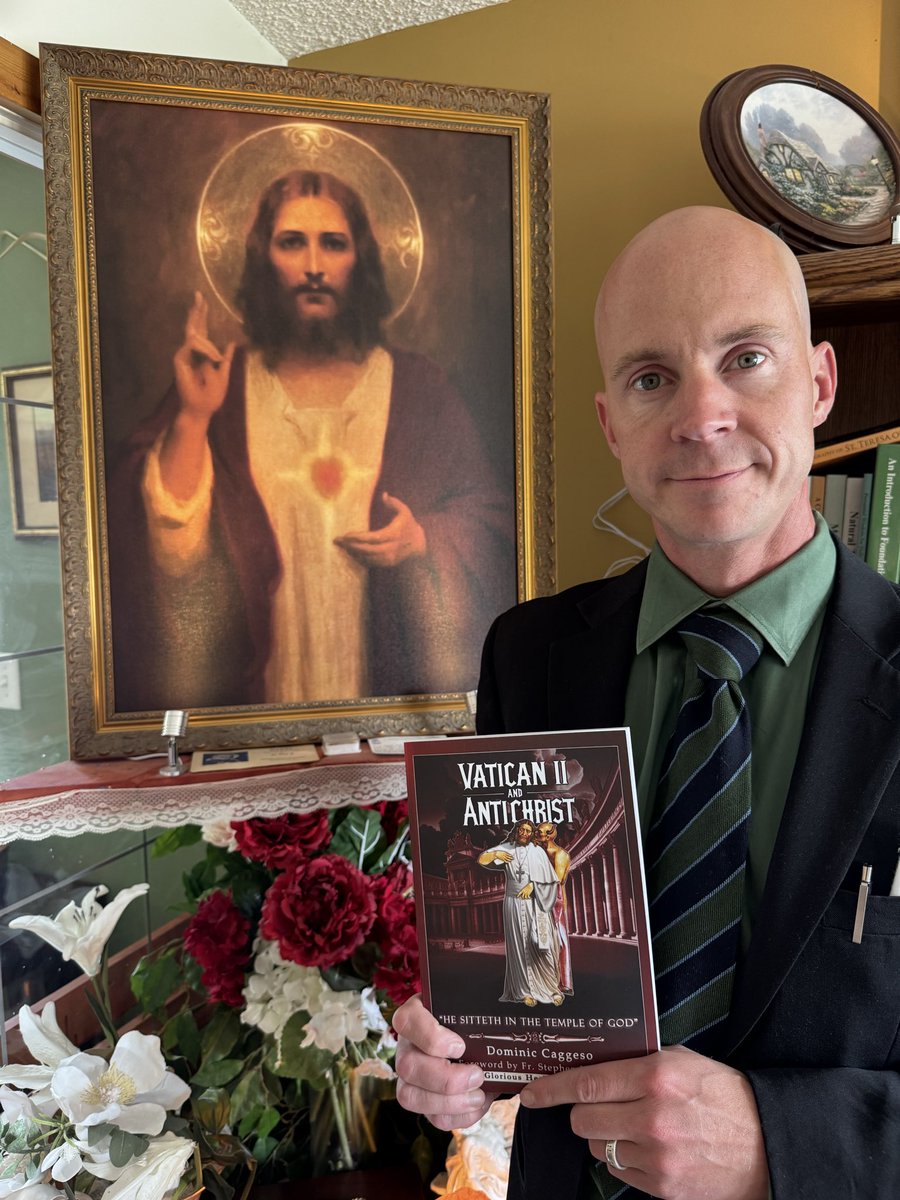 CarnivoreCatho's tweet photo. Part 1 of my interview with Dominic Caggeso on his book "Vatican II and Antichrist" comes tomorrow at 12:00 noon EST on YouTube @TheCarnivoreCatholic https://t.co/wK8ZMf6pVV