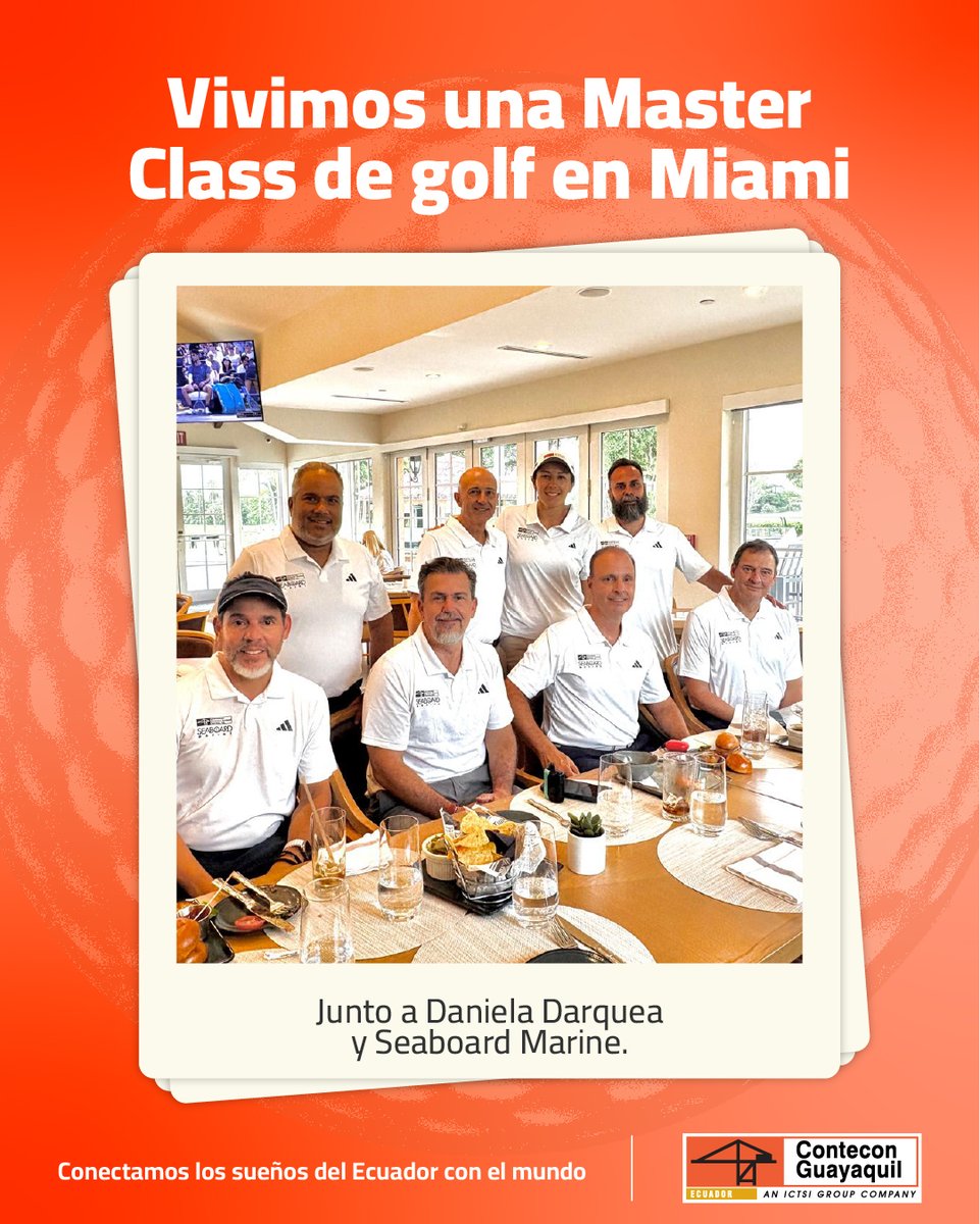 ConteconGYE's tweet photo. 🧵 Vivimos una experiencia para conectar, aprender y fortalecer relaciones. ⛳️

Compartimos una Master Class junto a Daniela Darquea y Seaboard Marine, combinando técnica, práctica y buenos momentos con nuestros clientes y aliados. https://t.co/NwFBHZmaB6