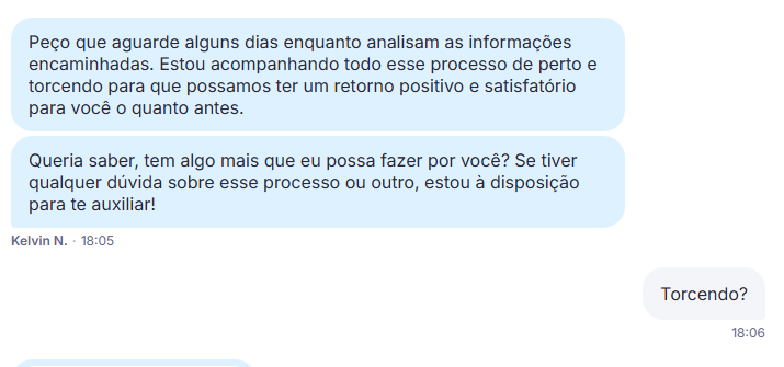 thiagofrison's tweet photo. Mais de um mês tentando devolver uma compra do @MercadoLivre @MercadoPagoBR , já que não me permitiram devolver, e em todo atendimento todo mundo dizendo que o reembolso iria cair. Agora, depois de cobrar prazo, tenho que escutar/ler que a plataforma está torcendo por mim. https://t.co/G5wQxnSSF7