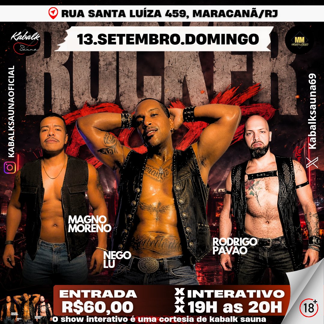 Kabalksauna69's tweet photo. SORTEIO FOTO OFICIAL 🔥
Concorra a uma entrada grátis no evento de domingo 13/09/2026.
Regras:
1- Retweetar essa foto 
2- Curtir a Imagem
3- Seguir o perfil 
@Kabalksauna69
4- Seguir nosso Instagram 
https://t.co/LrMlKjMxBo…

Resultado do sorteio a partir de 14h de domingo. https://t.co/vkk4FPnxk6