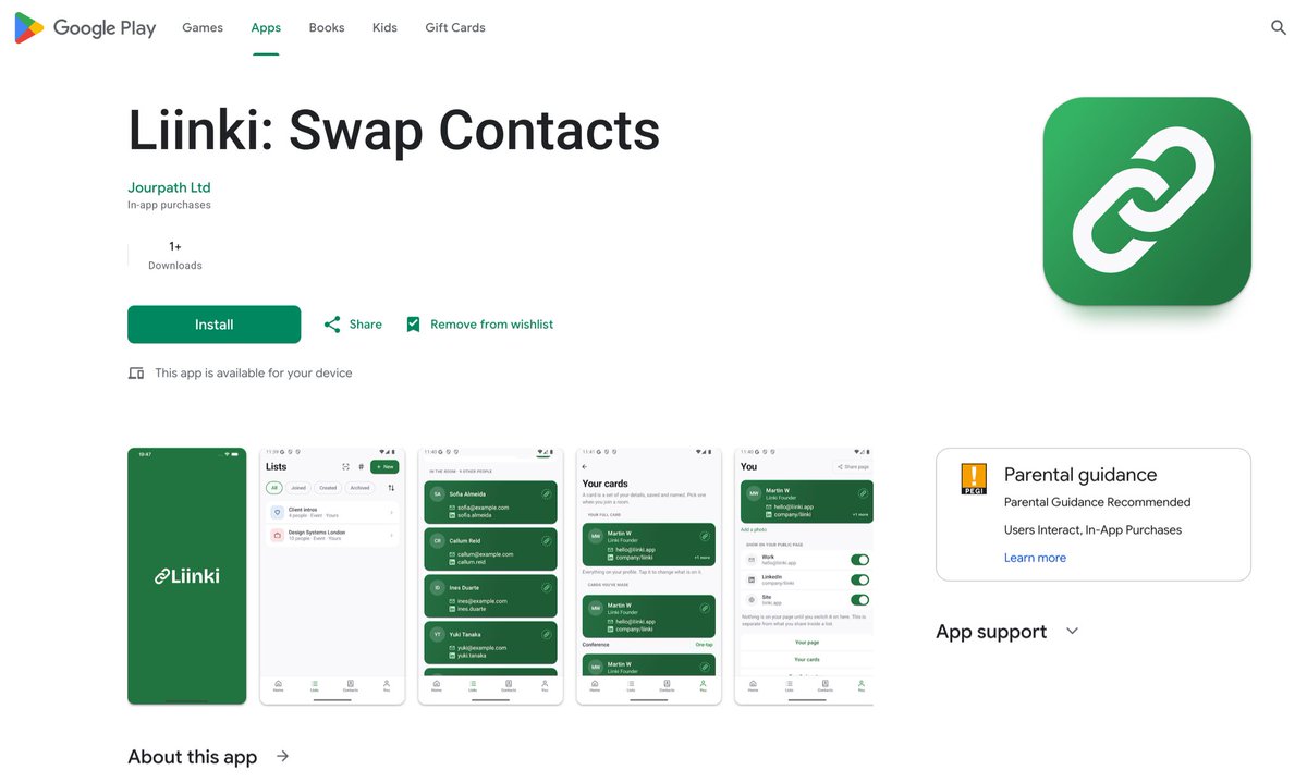 Liinki_app's tweet photo. @JustinasRoland0 https://t.co/IbkabnBBTi

Liinki lets you swap contacts by making a list, sharing a QR or link, and having everyone pick what they share (plus a free link in bio).

For people who run or join meetups - anyone who meets people and needs the contacts to stick after the event ends. https://t.co/v4vBAtQiuO