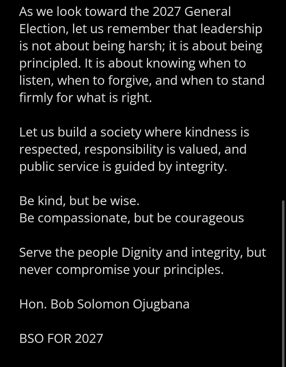 Heisgeorgetown's tweet photo. As we look toward the 2027 General Election, let us remember that leadership is not about being harsh; it is about being principled. It is about knowing when to listen, when to forgive, and when to stand firmly for what is right https://t.co/gxZJbsLdRW