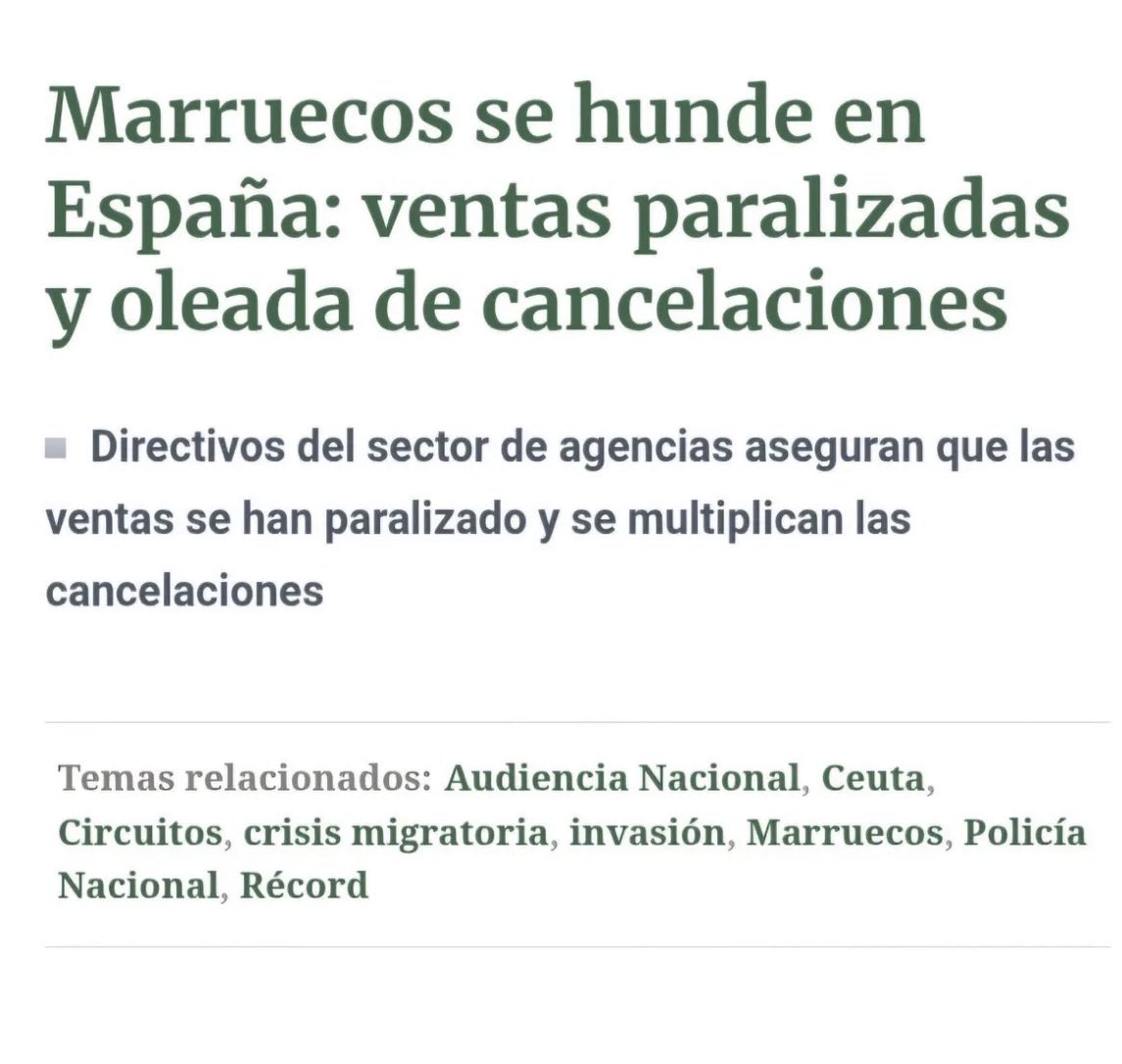 albernap's tweet photo. La gente empieza a reaccionar. Ningún español debería gastarse un solo euro en Marruecos. https://t.co/U5RU5sAC7x