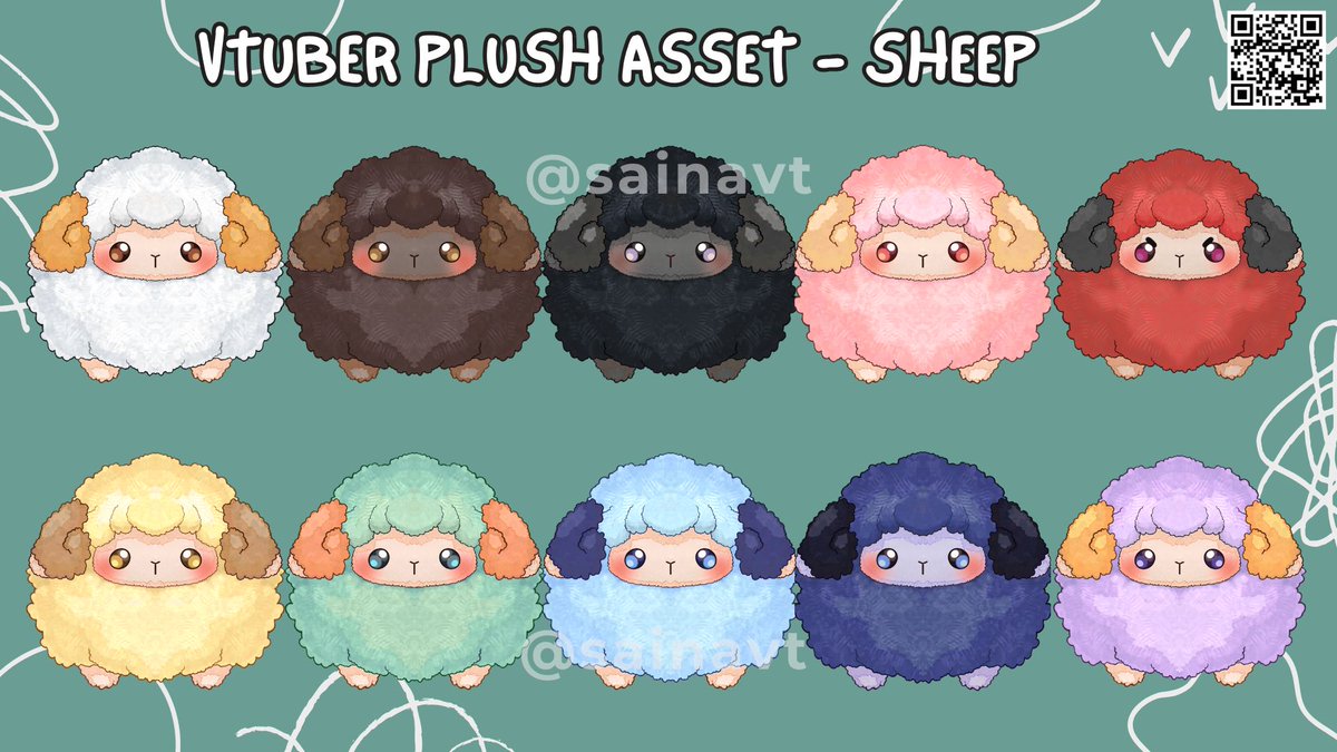 SainaVt's tweet photo. Vtuber Plush Asset- Sheep

🐑FREE ONLY FOR 24  HOURS upon this post on VGEN/KOFI!
     
Links for download are in the thread below! 

Credits, RTs, donations appreciated! https://t.co/UJcI3t2Zp5
