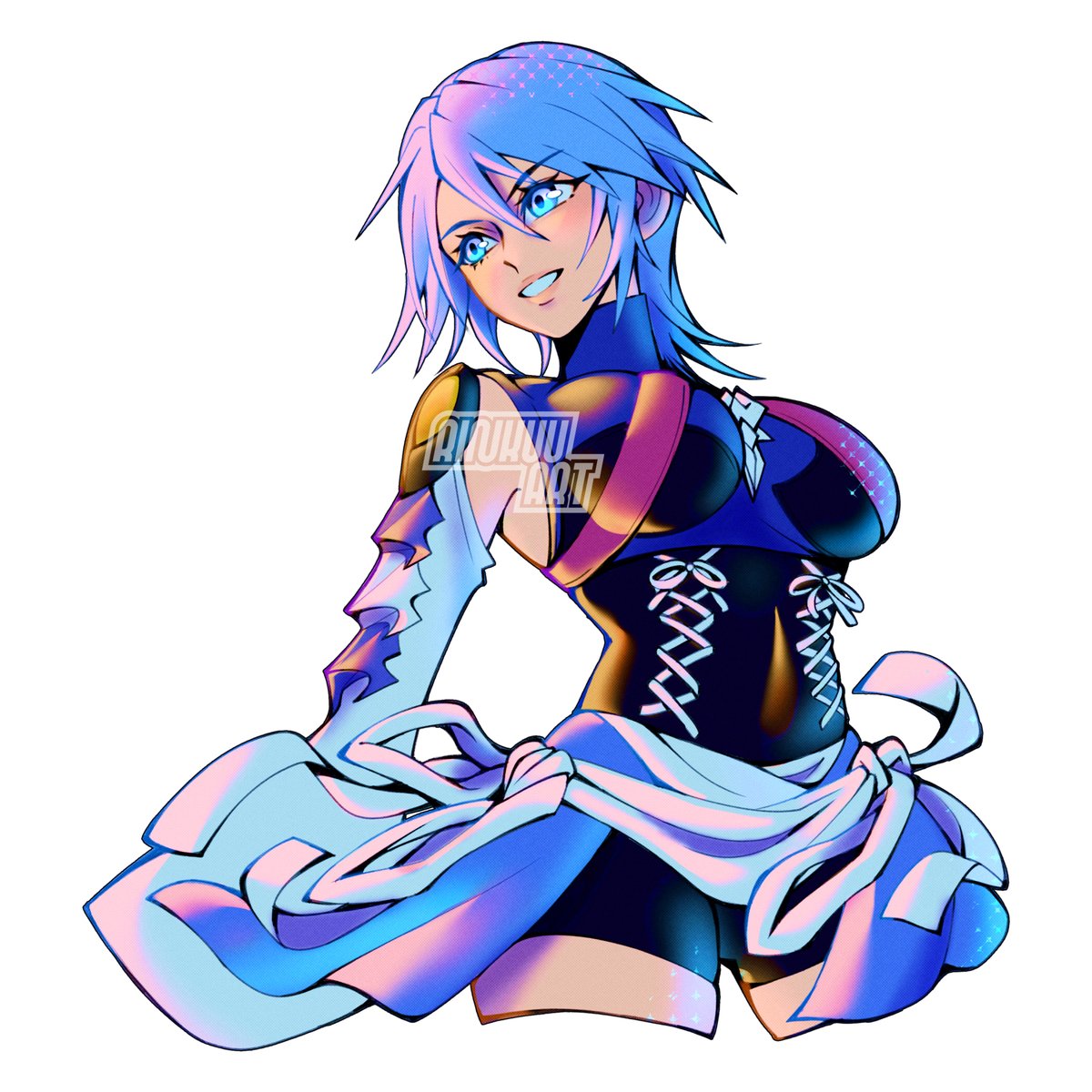 rinkuuart's tweet photo. Aqua #kingdomhearts https://t.co/pE1wBnAj3R
