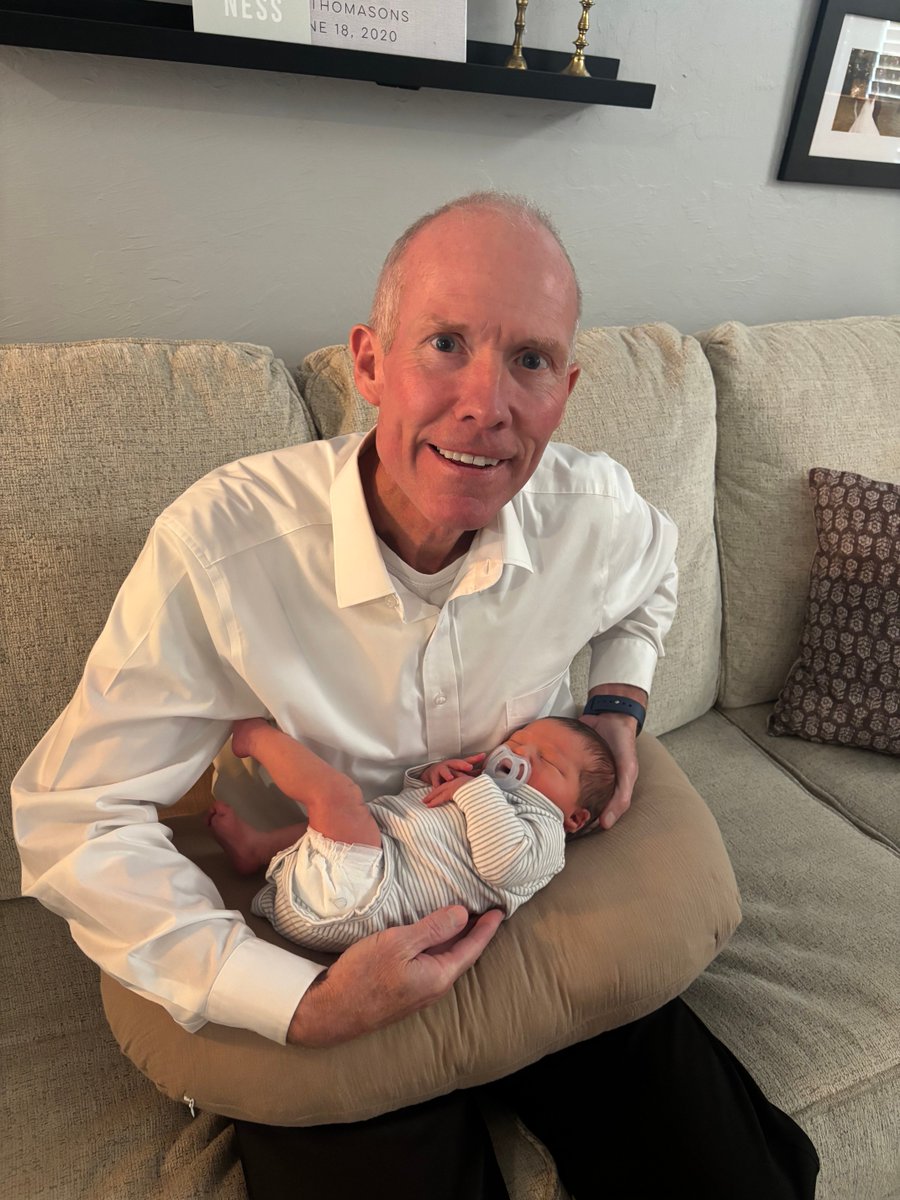 Chris_MLeGrande's tweet photo. God has blessed us with our second grandchild and first grandson, Briggs Daniel Thomason. Ramsey Mae is an amazing Big Sister and Sharolyn and I are very grateful grandparents!! #FamilyFirst https://t.co/HJdaMv2zzb