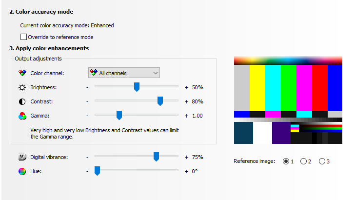 ValorantUpdated's tweet photo. Use these Color settings and you'll ace in your next ranked game 🔥 

#VALORANT https://t.co/zBlxybr3nc