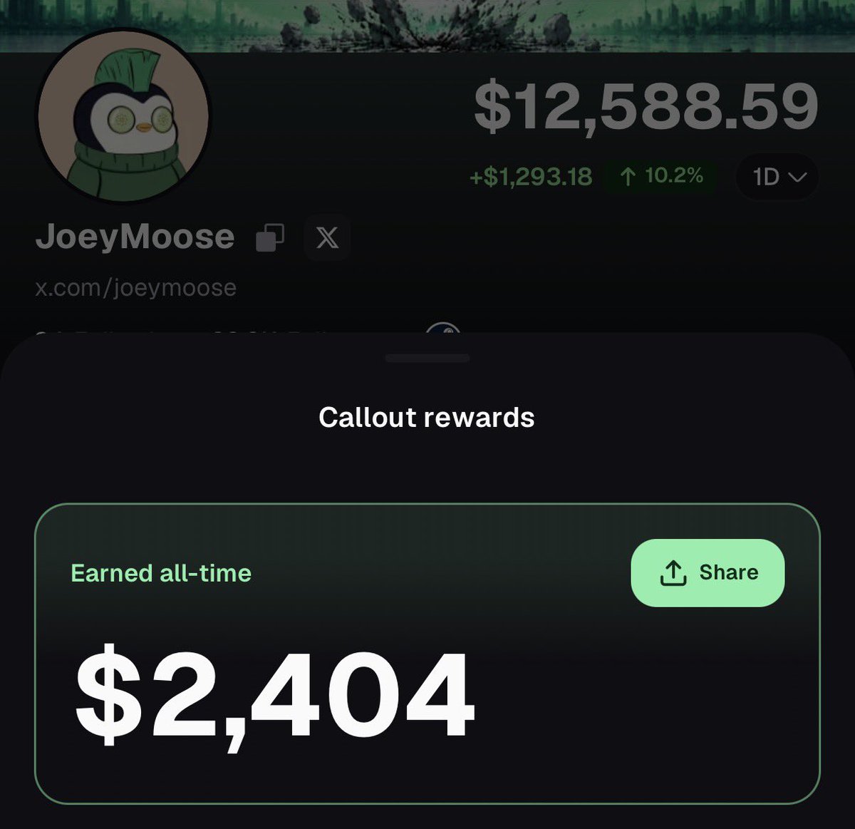 JoeyMoose's tweet photo. After 3 days of grinding on the Pumpfun app.

Literally free money.

Giving away some of it to some active followers this week. https://t.co/0gud0YFkEt