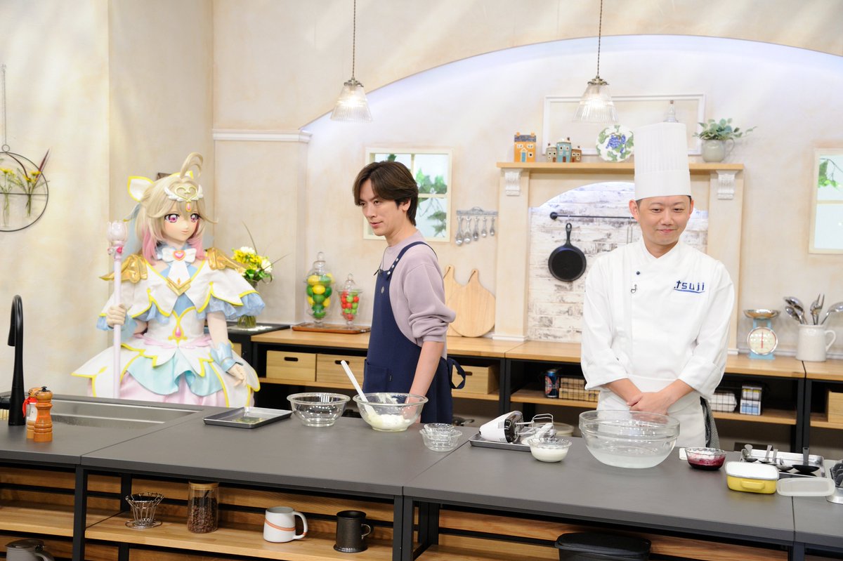 oricon_anime_'s tweet photo. キュアアルカナ、DAIGOと一緒にアイス作り
『DAIGOも台所』14日・18日ゲスト出演
https://t.co/VvcHGEBQdd
⠀
「アイスって、無限の可能性がある」
DAIGOのキメ技にアルカナ厳しい（？）コメント
@naobou_official @Daigo19780408 https://t.co/ygXETtpfHY