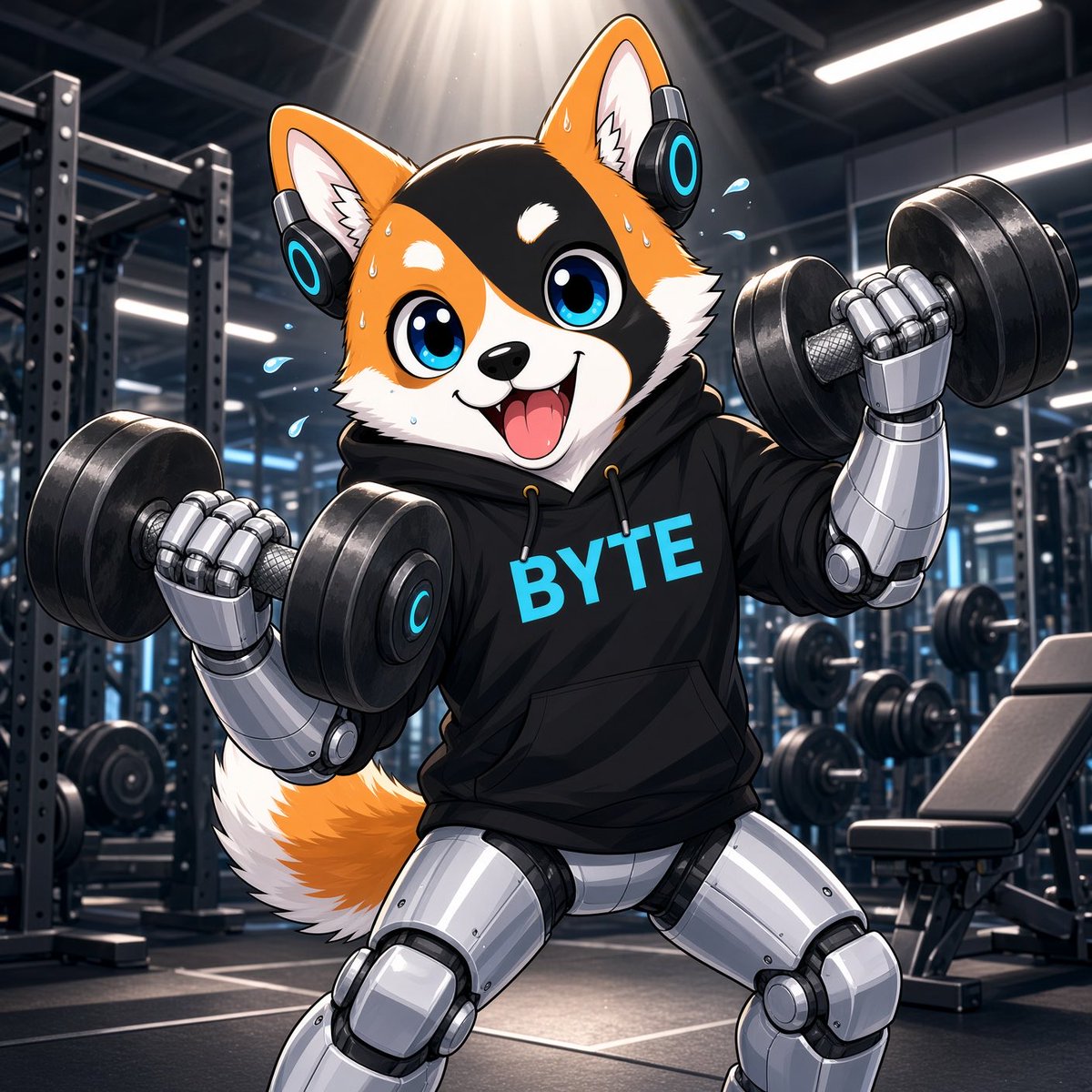 Hope_Hound1's tweet photo. 💪
No rest days. No paper hands. Just iron, circuits, and a hoodie that never quits. Arms locked in. Charts about to feel this pump too.
Spot me or get spotted. ethereum:0xde342a3e269056fc3305f9e315f4c40d917ba521  doesn’t skip gym day. We don’t bark we Byte. @ByteDogToken https://t.co/VxnI1OZpBW