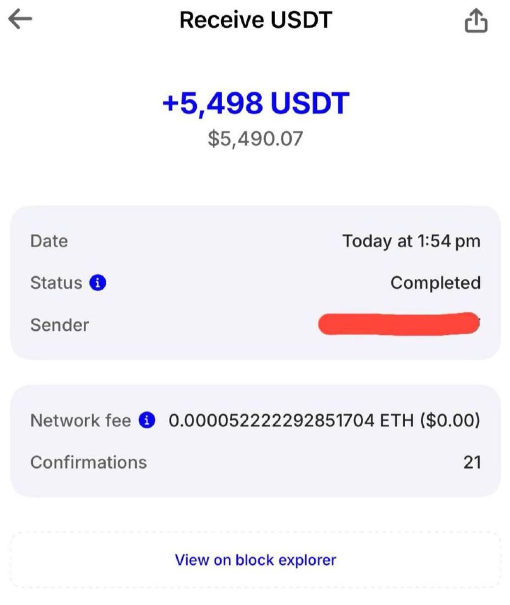 Ebyblion001's tweet photo. @bitfoneapp Got paid via USDT log 🤑🤑🤑 https://t.co/MNZIYxPNkd