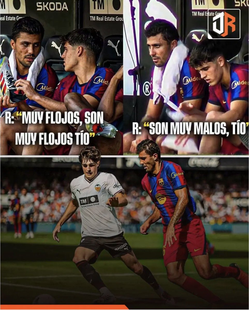 JuandaRM7's tweet photo. Al bueno de Rodri le dieron el Balón de Oro POR BUEN COMPORTAMIENTO. Desde entonces:

- Se rio de su rival directo en la celebración del BdO
- Se mofó de un fallo de su, entonces, compañero de equipo en el Mundial
- Se jacta de la calidad actual de un rival histórico

BASURA https://t.co/tw9bbORyYQ