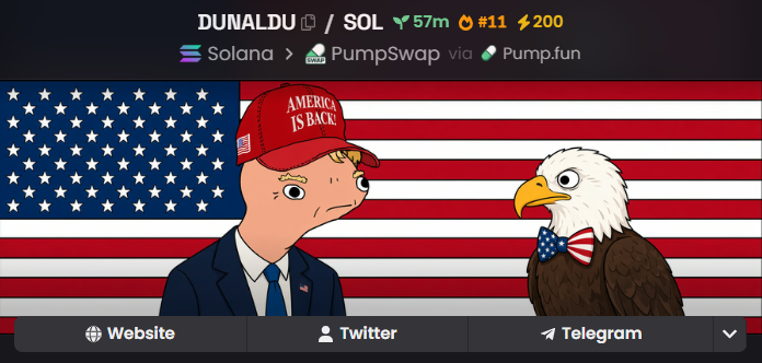 DunalduTremp's tweet photo. ⬆️ Dexscreener Updated

https://t.co/OvSblDVozR https://t.co/roOwG2LIOA