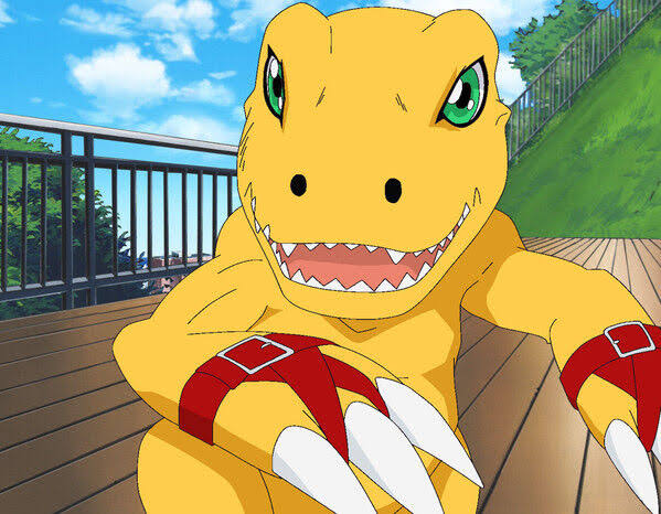LoboSamp's tweet photo. Agumon from Digimon Savers is really awesome 🙂

#Digimon #Agumon #デジモン #アグモン https://t.co/TCVNgZQAfQ