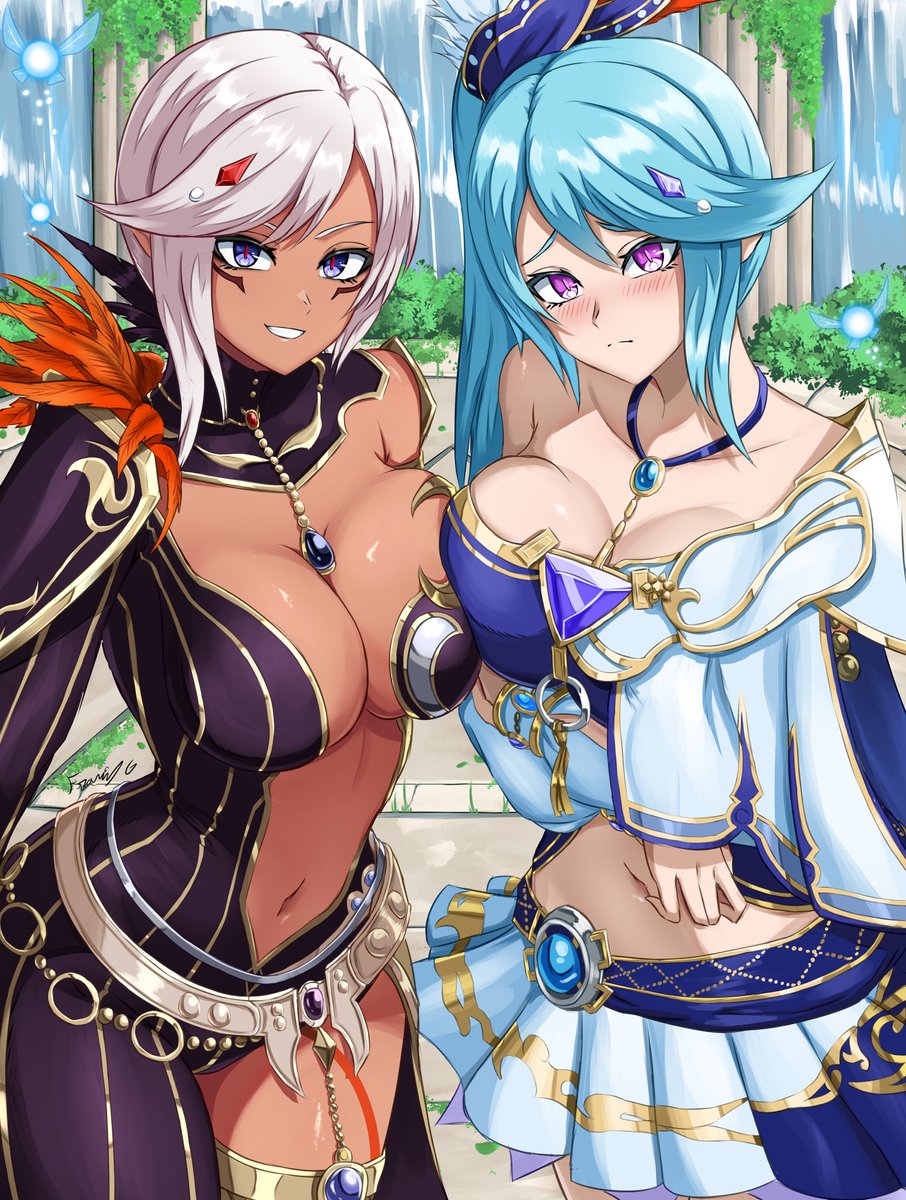 FGsketch's tweet photo. Cia and Lana from Hyrule Warriors!!!
Love the designs in that game! https://t.co/7ti3MwUKeC