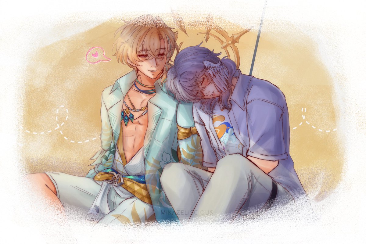 mikazeliscious's tweet photo. seaside nap 
#avenday 🦚🪽 https://t.co/J5Cnlo3G11