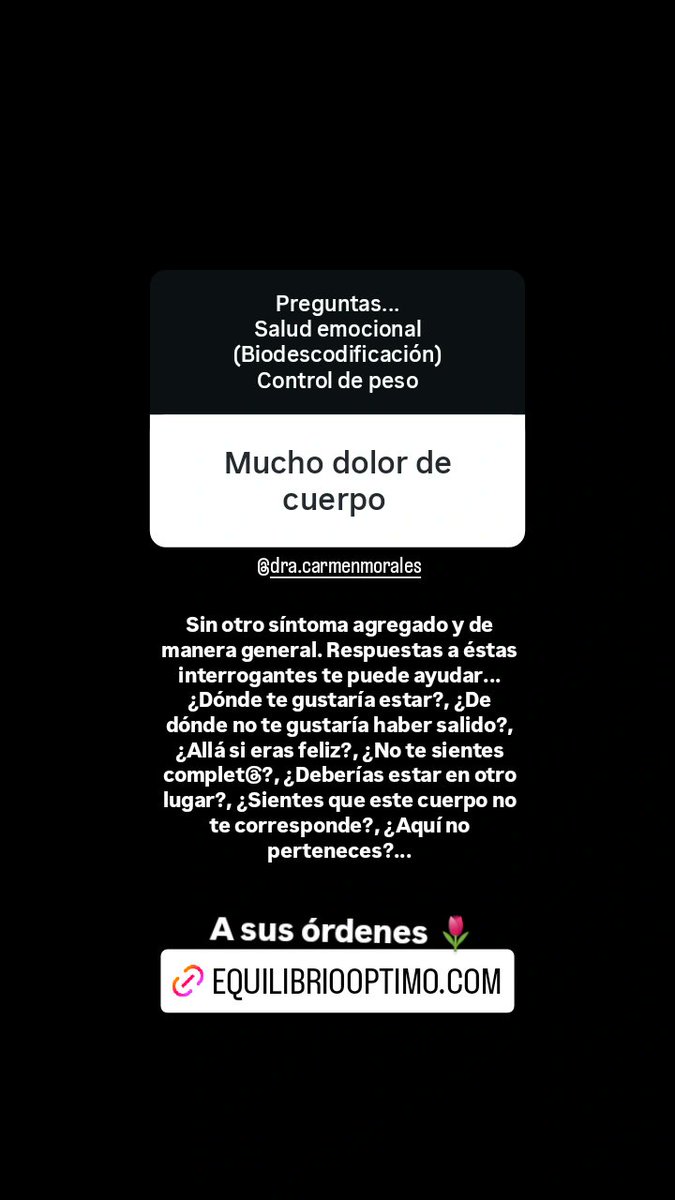 DraCarmenMorale's tweet photo. https://t.co/bnBUaJSsOc #Equilibriooptimo #SaludEmocional #ConsultaOnLine #ConsultaPresencial #Guadalajara #Zapopan #Jalisco #SaludIntegral #MedicinaIntegrativa #Homeopatía #ControlDePeso #ÁrbolGenealogico #Biodescodificacion #FelizInicioDeSemana #FelizLunes #Gala #VicenteFox https://t.co/JaTqpFZPgS