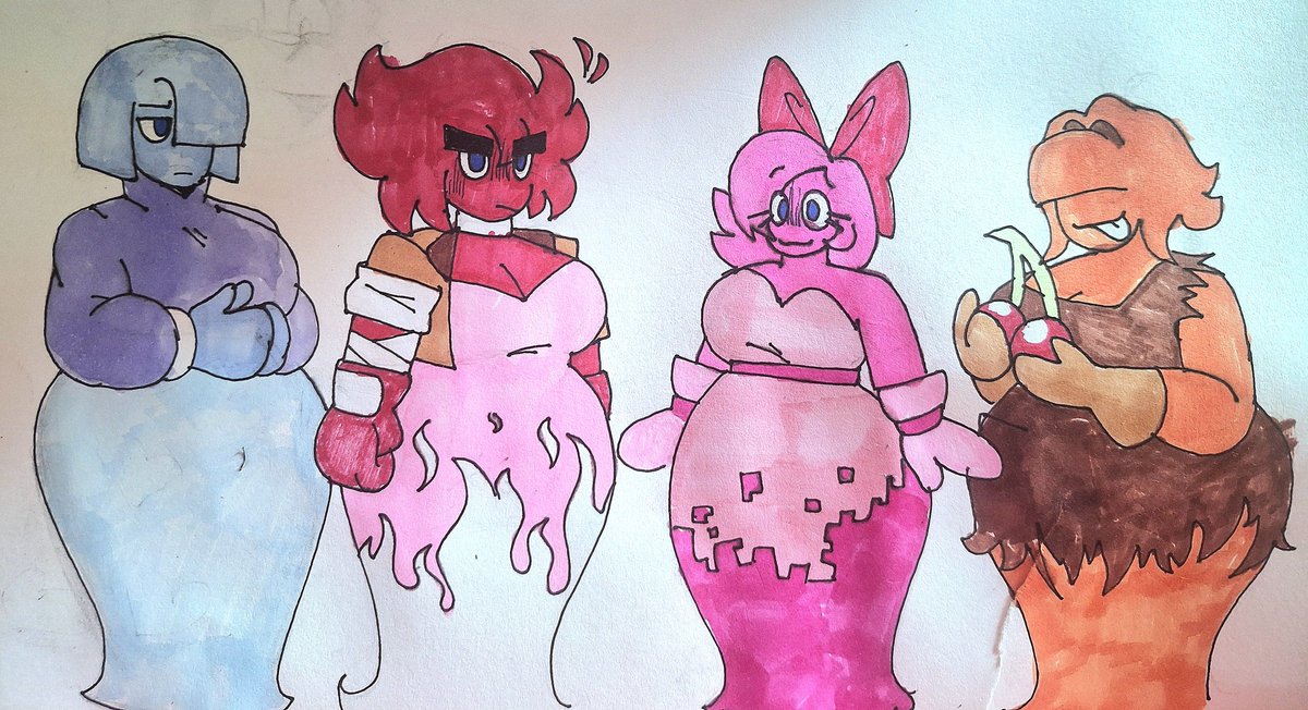 Phunny_Mann's tweet photo. #fanart #pacman

My Pacman ghost girls but the designs aren't final because they suck and I hate them and I'm going to redraw them laterss https://t.co/9nIujcK7am