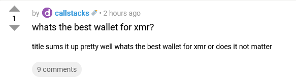 DarkWebInformer's tweet photo. "whats the best wallet for xmr?"

Feather in my opinion.

Dread Thread: https://dreadytofatroptsdj6io7l3xptbet6onoyno2yv7jicoxknyazubrad[.]onion/post/1eae3d3e885062f0b695 https://t.co/ah056umGrZ